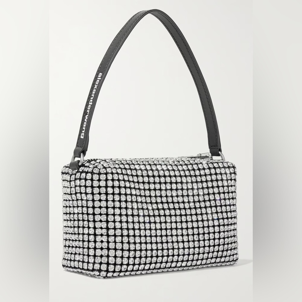 Alexander Wang crystal embellished shoulder bag